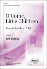 O Come, Little Children SATB choral sheet music cover